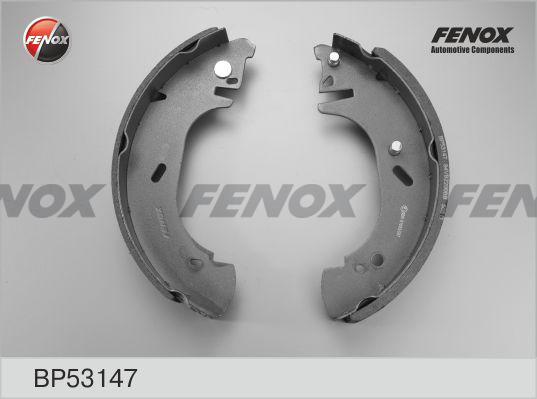 Fenox BP53147 - Комплект тормозных колодок, барабанные autospares.lv