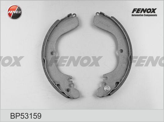 Fenox BP53159 - Комплект тормозных колодок, барабанные autospares.lv