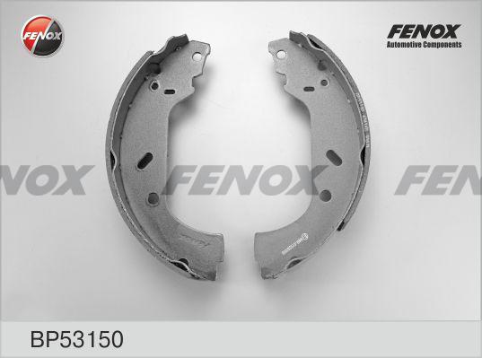 Fenox BP53150 - Комплект тормозных колодок, барабанные autospares.lv