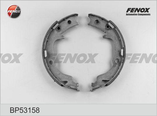 Fenox BP53158 - Комплект тормозных колодок, барабанные autospares.lv