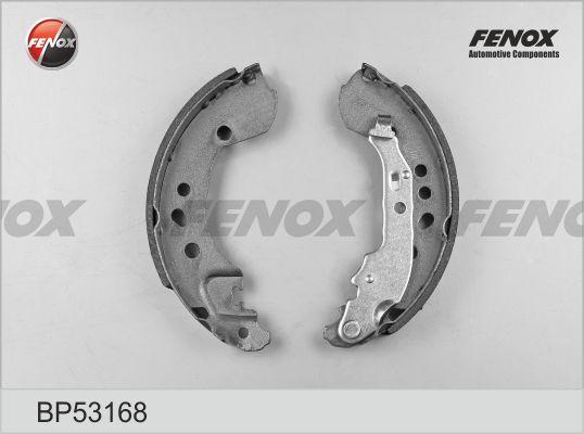 Fenox BP53168 - Комплект тормозных колодок, барабанные autospares.lv