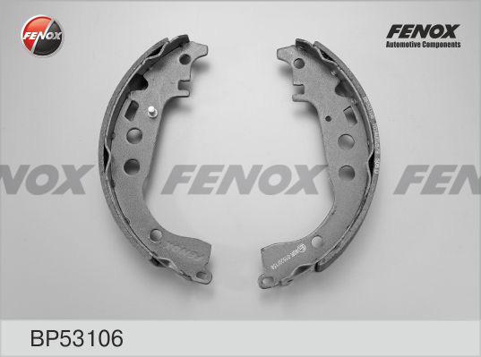 Fenox BP53106 - Комплект тормозных колодок, барабанные autospares.lv