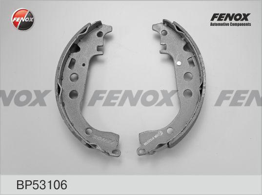 Fenox BP53106 - Комплект тормозных колодок, барабанные autospares.lv