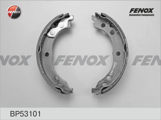 Fenox BP53101 - Комплект тормозных колодок, барабанные autospares.lv