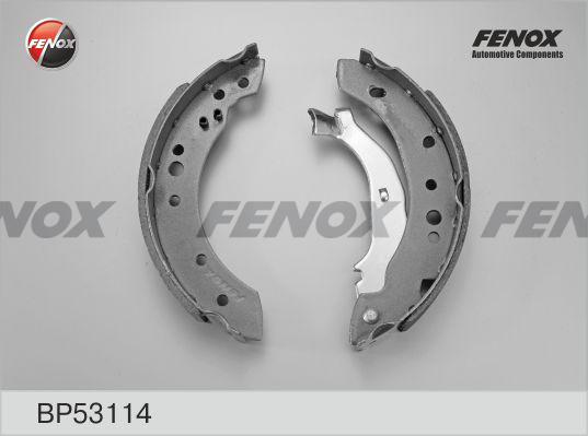 Fenox BP53114 - Комплект тормозных колодок, барабанные autospares.lv