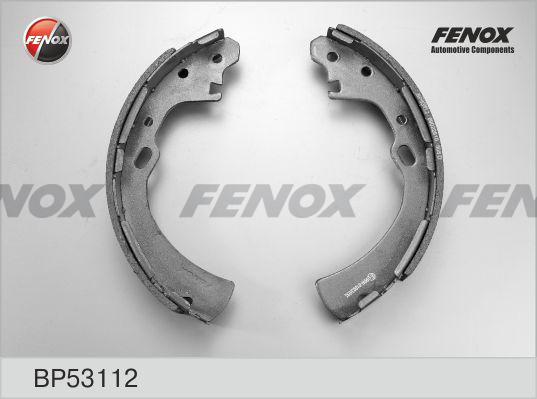 Fenox BP53112 - Комплект тормозных колодок, барабанные autospares.lv