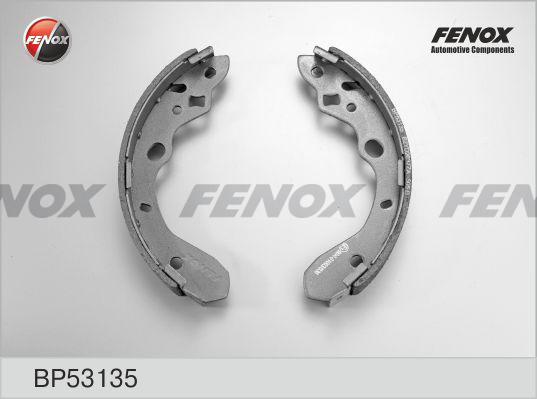 Fenox BP53135 - Комплект тормозных колодок, барабанные autospares.lv