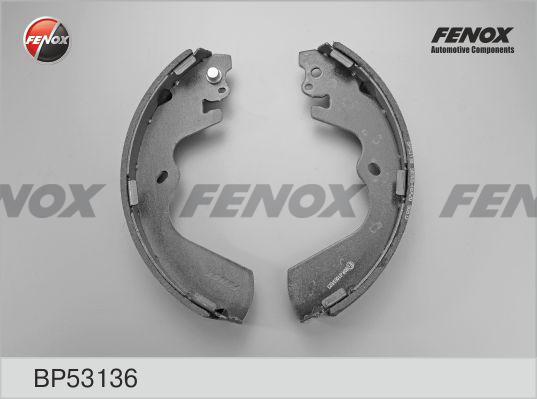 Fenox BP53136 - Комплект тормозных колодок, барабанные autospares.lv