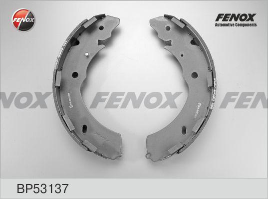 Fenox BP53137 - Комплект тормозных колодок, барабанные autospares.lv