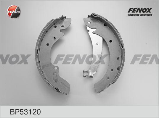 Fenox BP53120 - Комплект тормозных колодок, барабанные autospares.lv