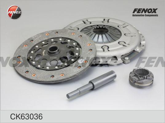 Fenox CK63036 - Комплект сцепления autospares.lv