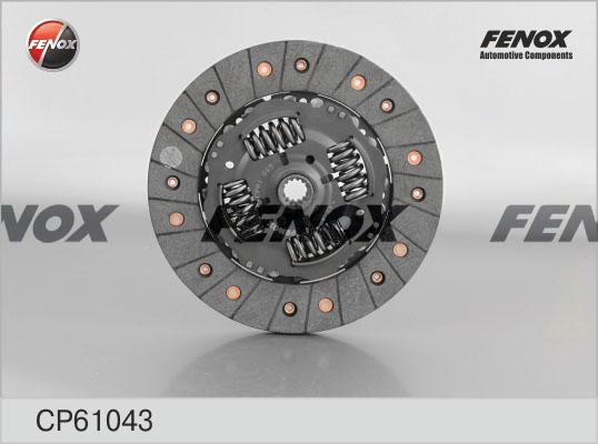 Fenox CP61043 - Диск сцепления, фрикцион autospares.lv