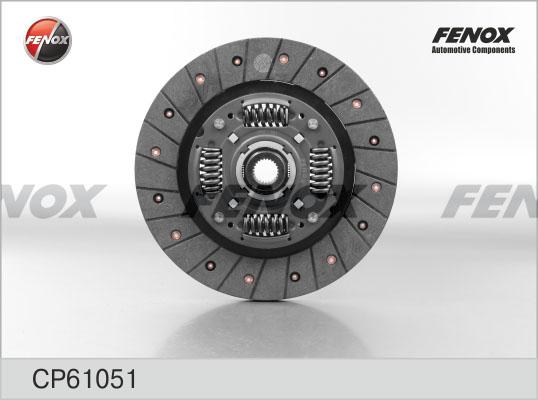 Fenox CP61051 - Диск сцепления, фрикцион autospares.lv