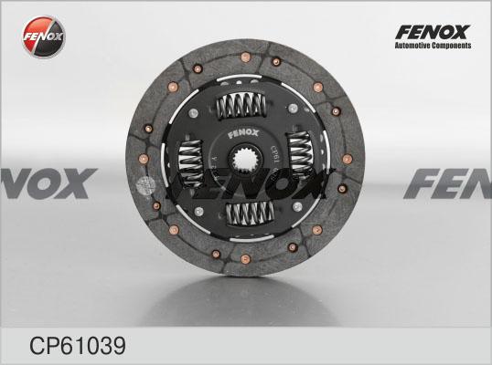 Fenox CP61039 - Диск сцепления, фрикцион autospares.lv