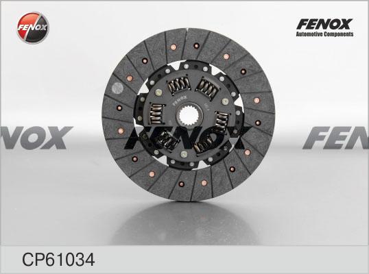 Fenox CP61034 - Диск сцепления, фрикцион autospares.lv