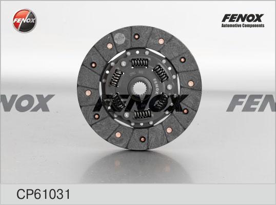 Fenox CP61031 - Диск сцепления, фрикцион autospares.lv