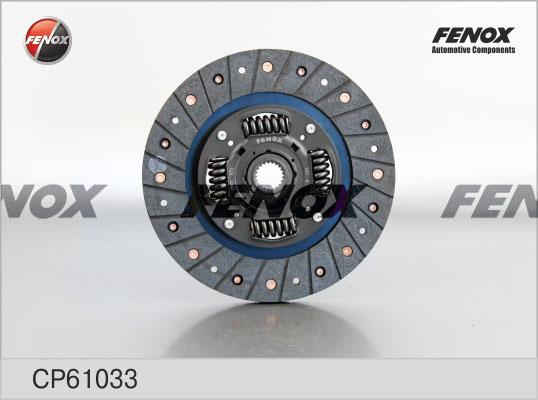 Fenox CP61033 - Диск сцепления, фрикцион autospares.lv