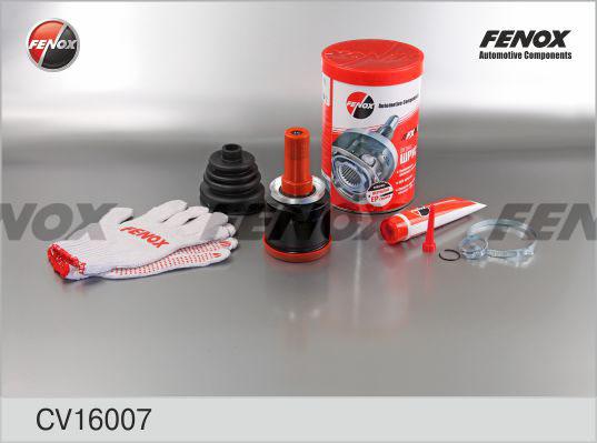 Fenox CV16007O7 - Шарнирный комплект, ШРУС, приводной вал autospares.lv