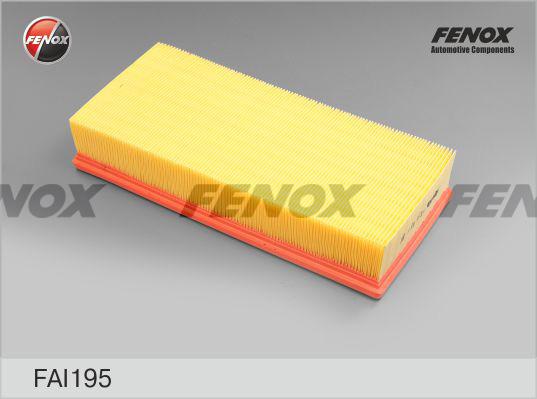 Fenox FAI195 - Воздушный фильтр, двигатель autospares.lv