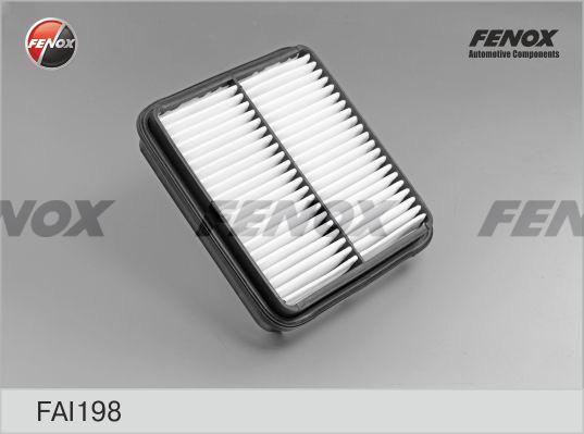 Fenox FAI198 - Воздушный фильтр, двигатель autospares.lv