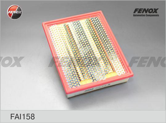 Fenox FAI158 - Воздушный фильтр, двигатель autospares.lv