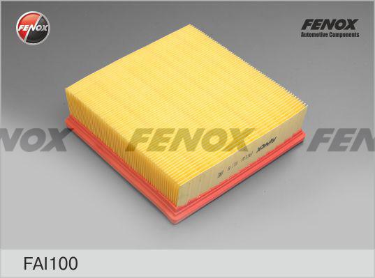 Fenox FAI100 - Воздушный фильтр, двигатель autospares.lv