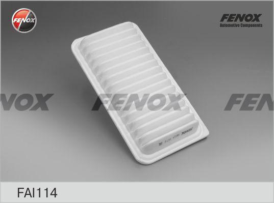 Fenox FAI114 - Воздушный фильтр, двигатель autospares.lv