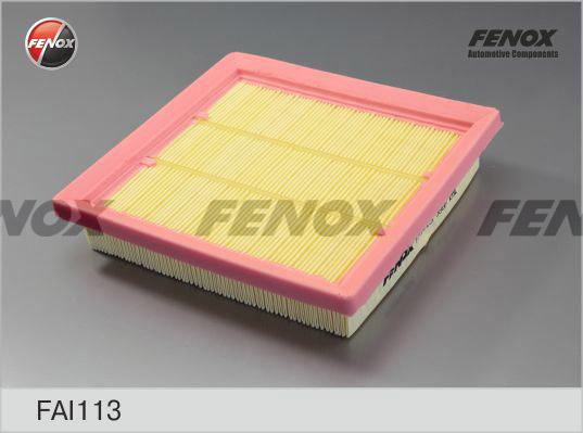 Fenox FAI113 - Воздушный фильтр, двигатель autospares.lv