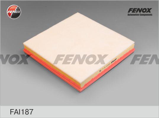 Fenox FAI187 - Воздушный фильтр, двигатель autospares.lv