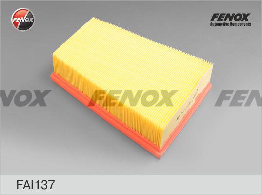 Fenox FAI137 - Воздушный фильтр, двигатель autospares.lv