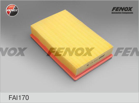 Fenox FAI170 - Воздушный фильтр, двигатель autospares.lv