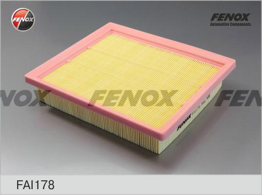 Fenox FAI178 - Воздушный фильтр, двигатель autospares.lv