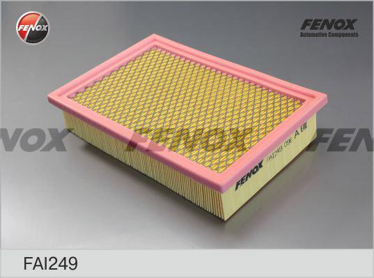 Fenox FAI249 - Воздушный фильтр, двигатель autospares.lv