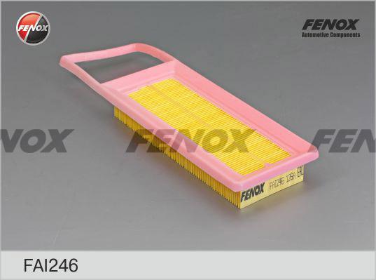 Fenox FAI246 - Воздушный фильтр, двигатель autospares.lv