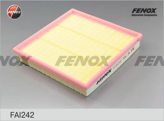 Fenox FAI242 - Воздушный фильтр, двигатель autospares.lv