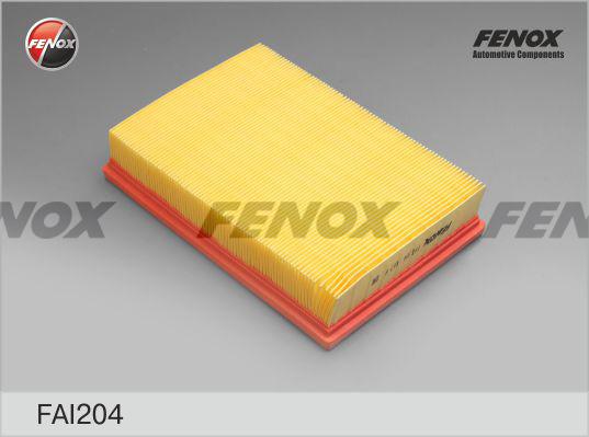 Fenox FAI204 - Воздушный фильтр, двигатель autospares.lv