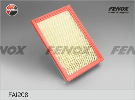 Fenox FAI208 - Воздушный фильтр, двигатель autospares.lv