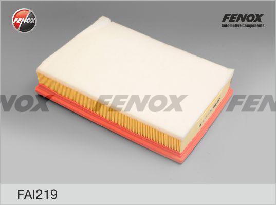 Fenox FAI219 - Воздушный фильтр, двигатель autospares.lv