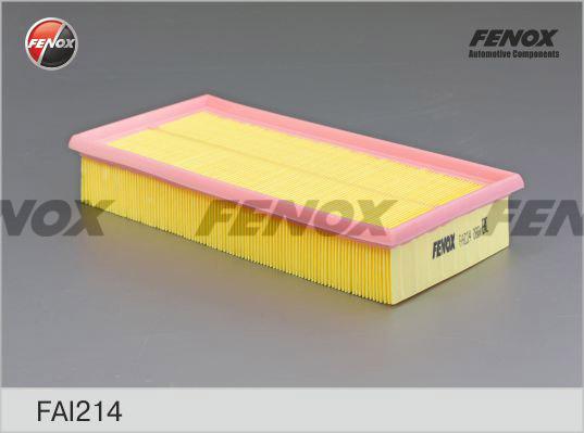 Fenox FAI214 - Воздушный фильтр, двигатель autospares.lv