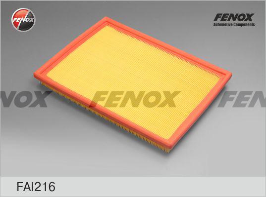 Fenox FAI216 - Воздушный фильтр, двигатель autospares.lv