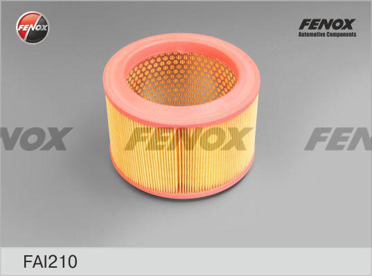 Fenox FAI210 - Воздушный фильтр, двигатель autospares.lv