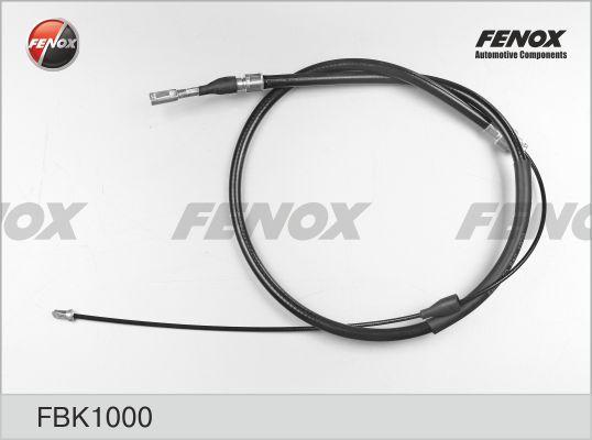 Fenox FBK1000 - Тросик, cтояночный тормоз autospares.lv