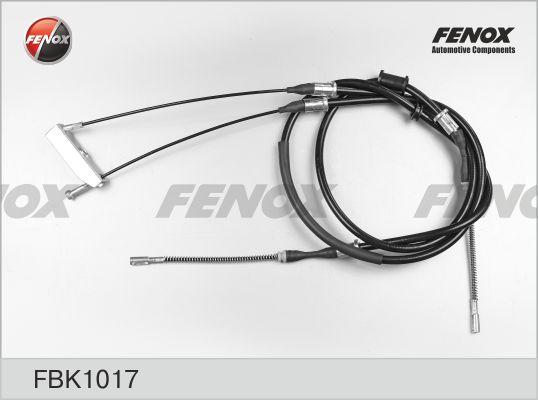 Fenox FBK1017 - Тросик, cтояночный тормоз autospares.lv