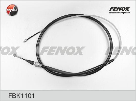 Fenox FBK1101 - Тросик, cтояночный тормоз autospares.lv