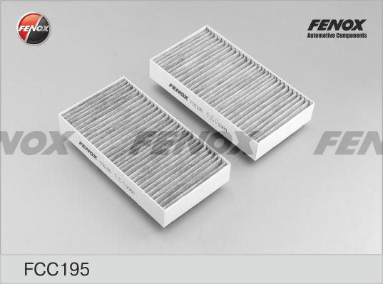 Fenox FCC195 - Фильтр воздуха в салоне autospares.lv