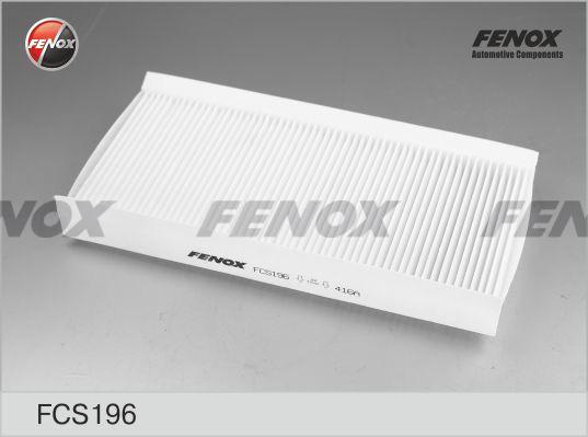 Fenox FCS196 - Фильтр воздуха в салоне autospares.lv