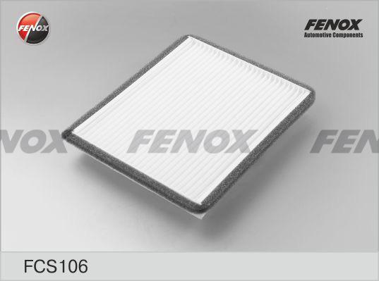 Fenox FCS106 - Фильтр воздуха в салоне autospares.lv