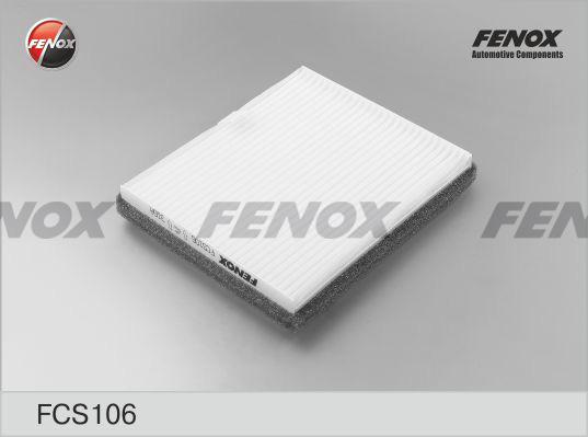 Fenox FCS106 - Фильтр воздуха в салоне autospares.lv