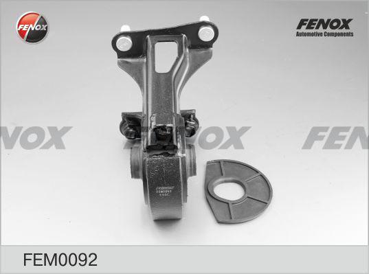 Fenox FEM0092 - Подушка, опора, подвеска двигателя autospares.lv