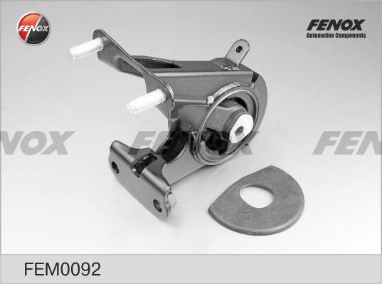 Fenox FEM0092 - Подушка, опора, подвеска двигателя autospares.lv